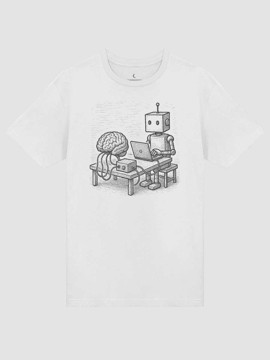 Claim Your Signal, Brain Circuitry - White Tee product image (5)