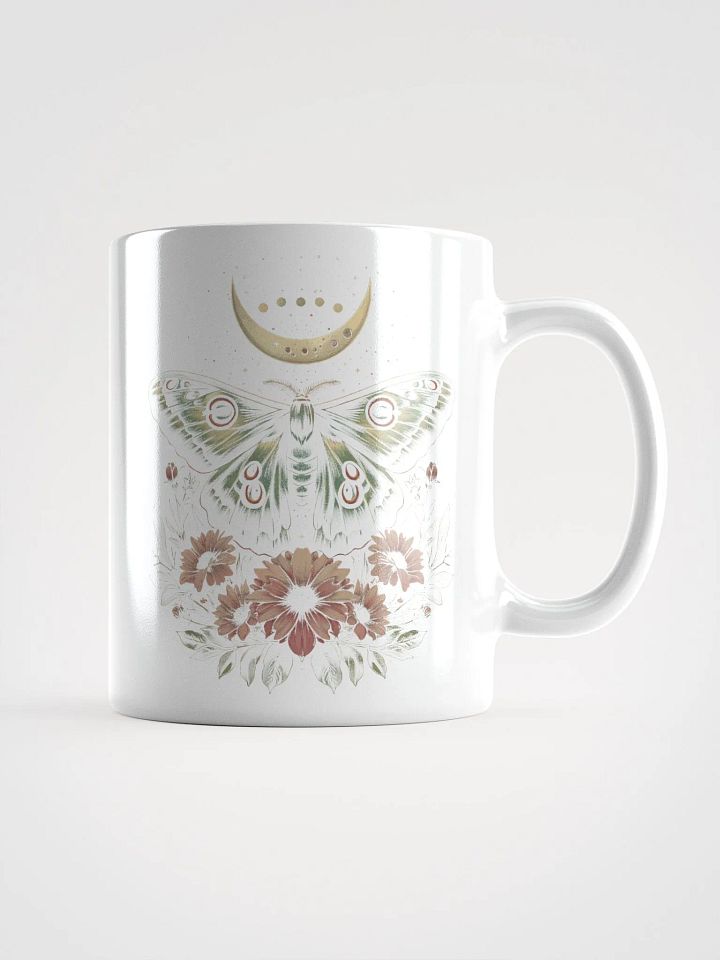 Lunar Moth In Floral Symphony Mug product image (1)