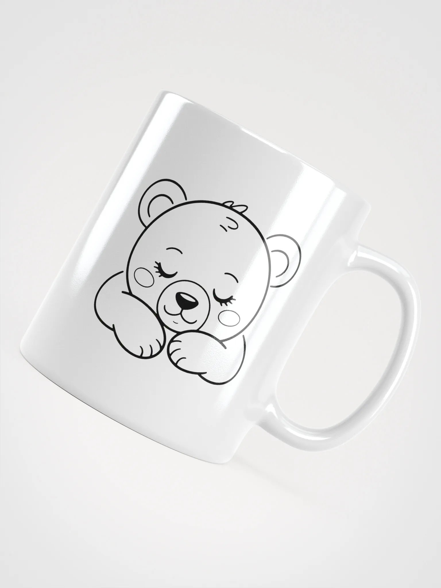 Cute Sleeping Teddy Bear Mug product image (4)