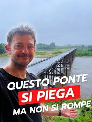 Che cosa può insegnare all’Italia il ponte giapponese sulle piantagioni di Matcha, che si piega ma non si rompe.  Una opera da 28 milioni di euro. A volte bisogna Spezzarsi per Resistere. #SuccedeinGiappone #EXPO2025 #FloatingBridge 