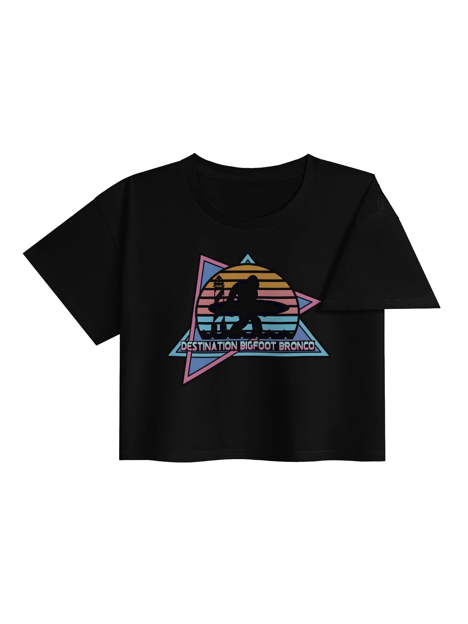 Destination Bigfoot Bronco Retro-Inspired Women's Crop Top (Multiple Colors Available) product image (23)