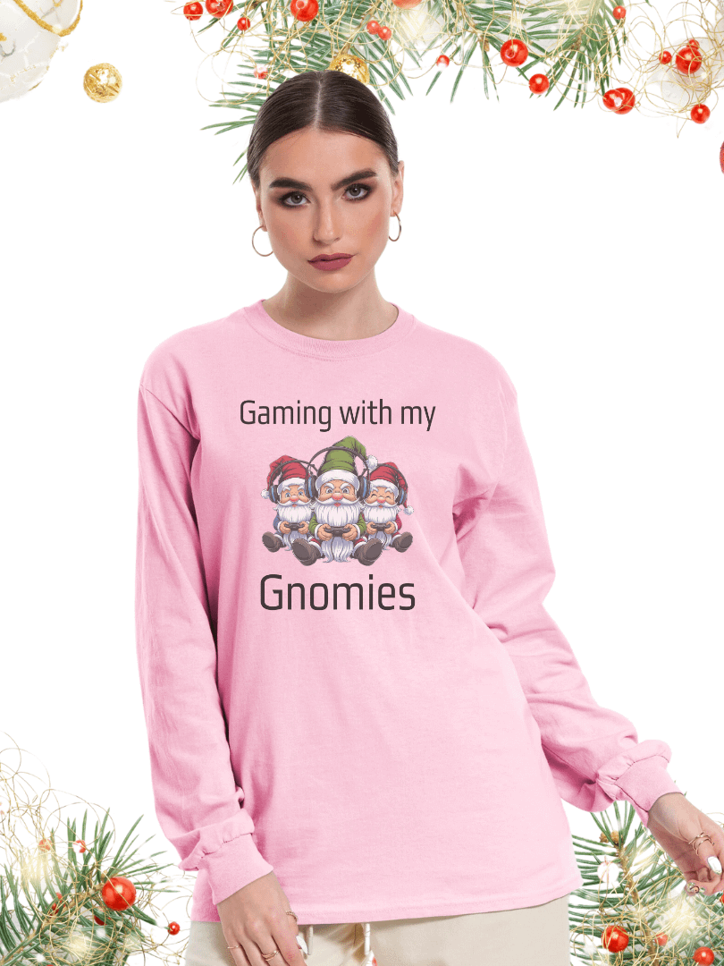 Gnome Gamer Squad Long Sleeve Tee product image (1)