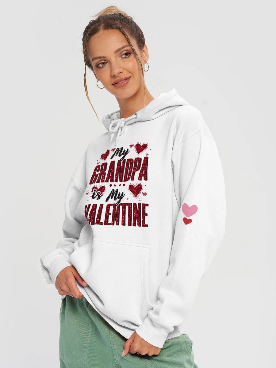Glittery Grandpa Valentine Hoodie product image (15)