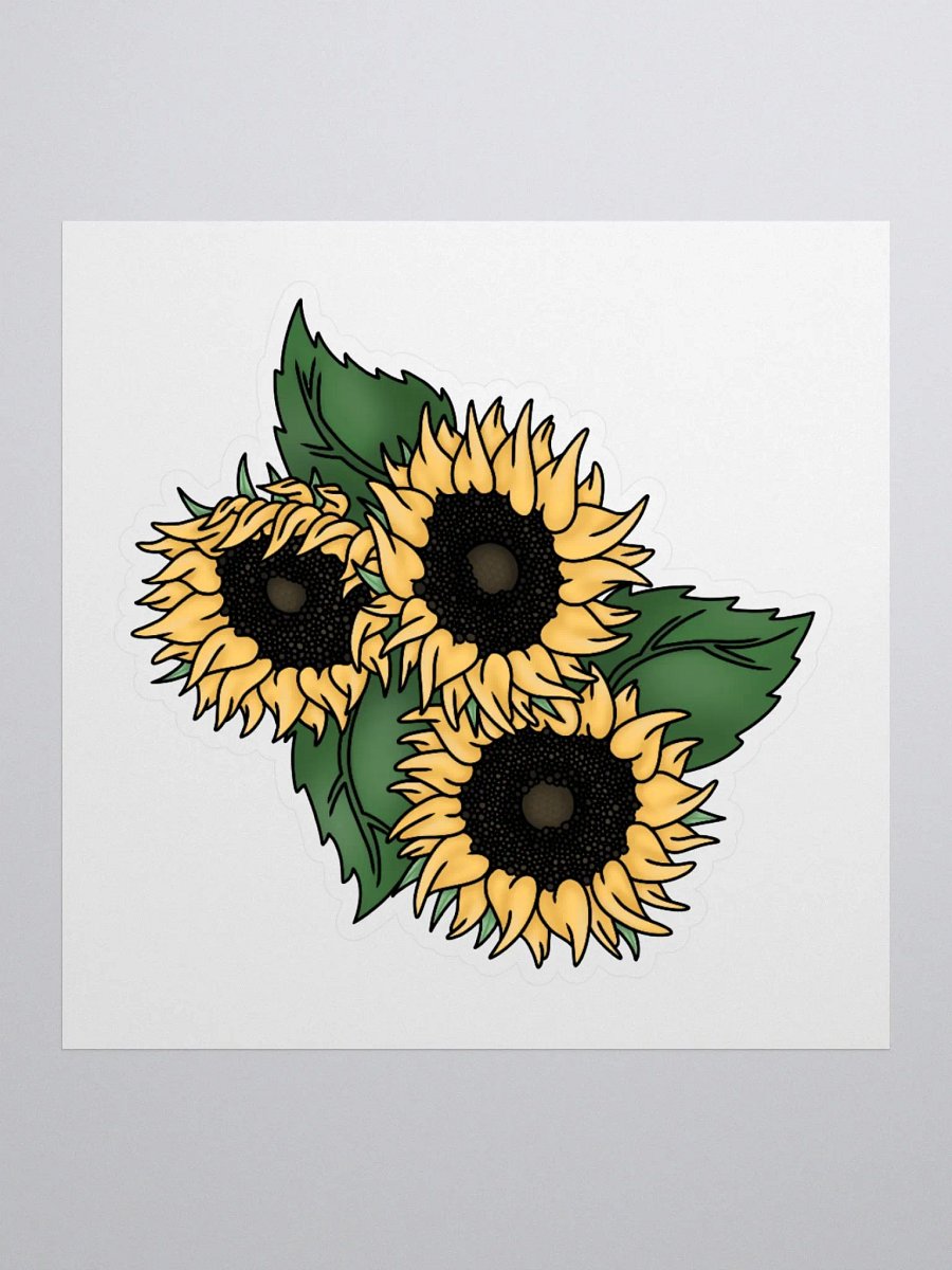 Sunflower Trio Sticker product image (1)