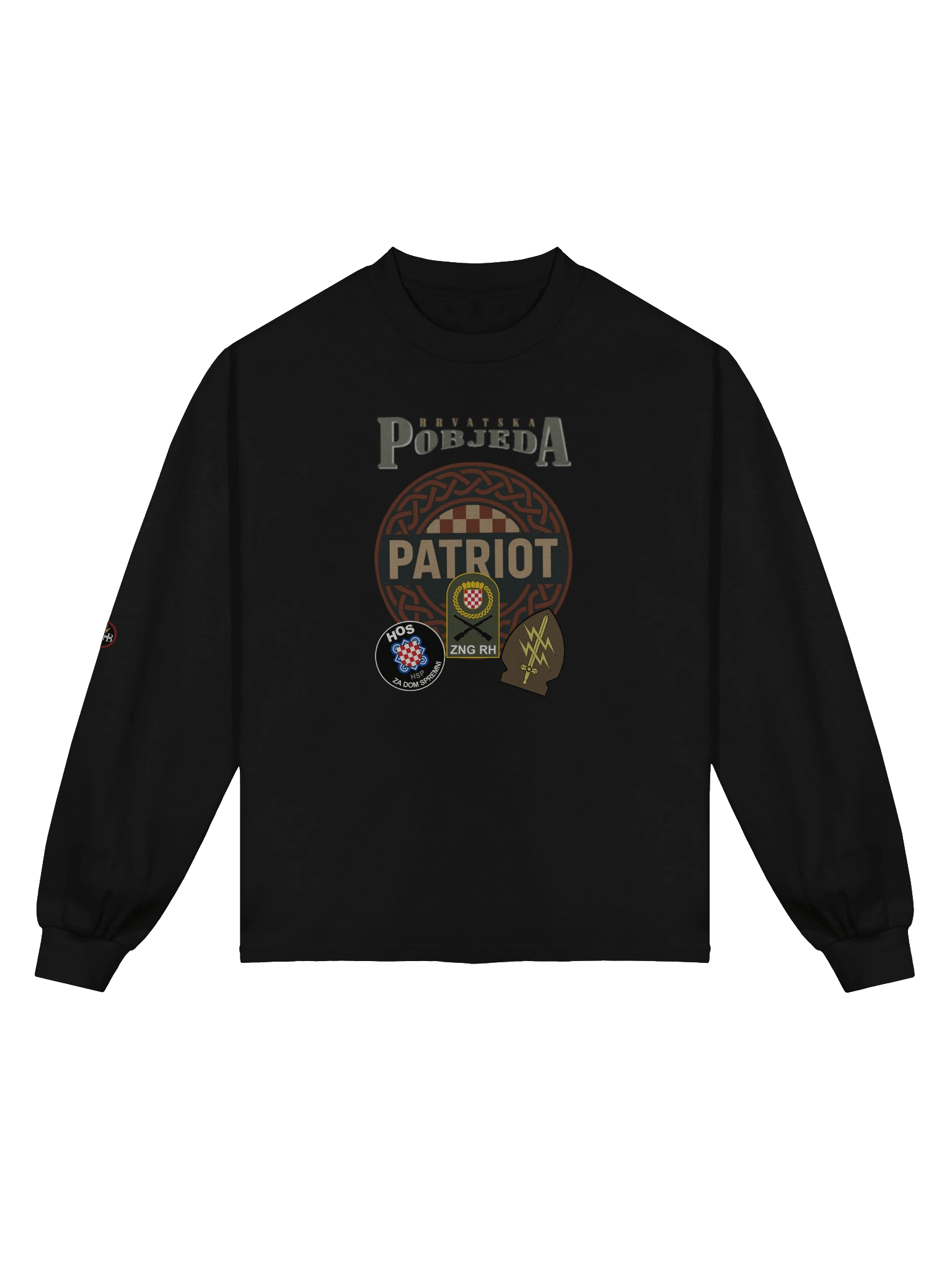 Patriotic Emblem Long Sleeve Shirt product image (1)