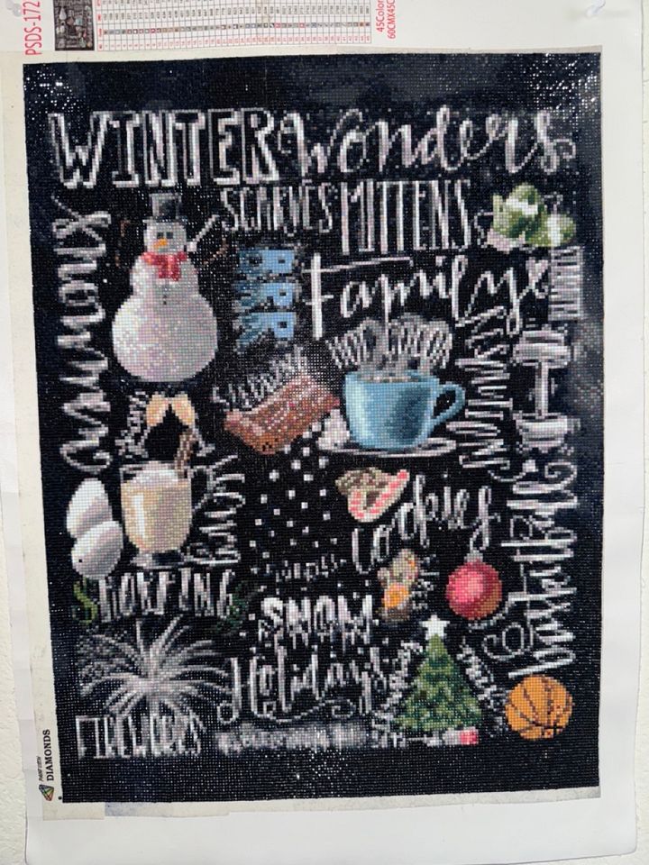 Winter Treats Full Drill Unframed Diamond Painting product image (1)