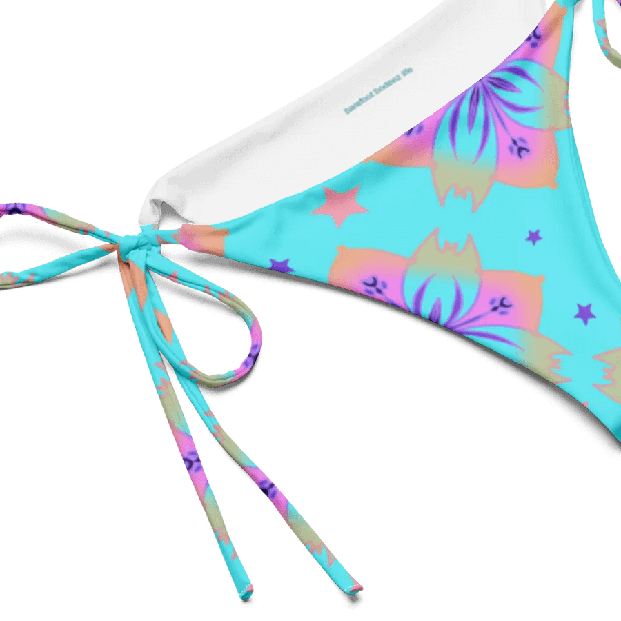 Pretty Pastel Bow Pattern String Bikini Bottom product image (4)