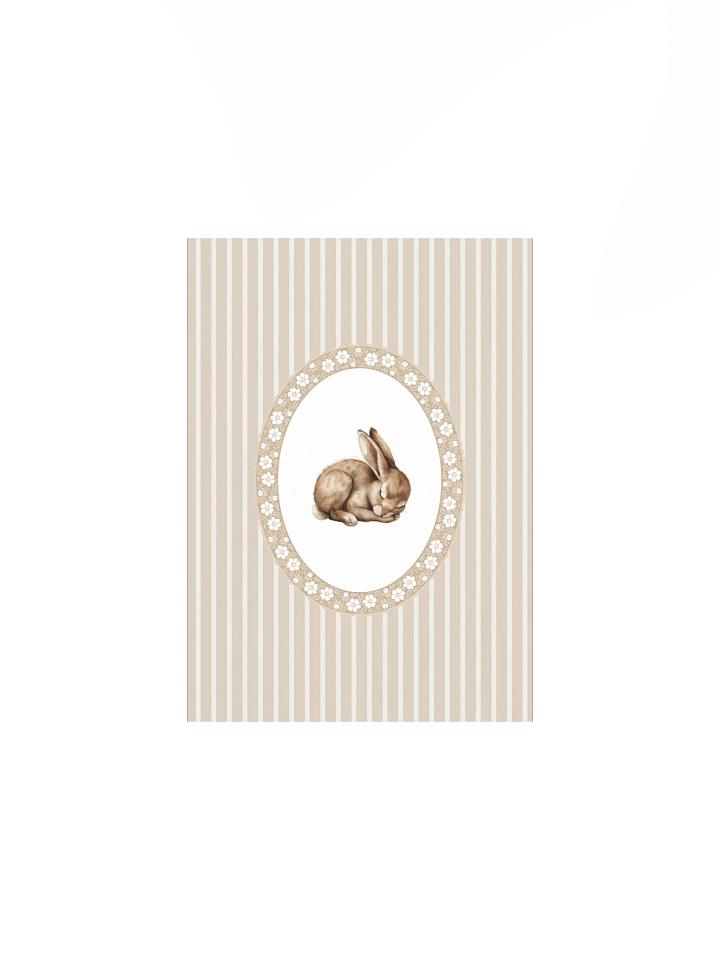 Classic Bunny Nursery Print - Sleeping Bunny product image (2)