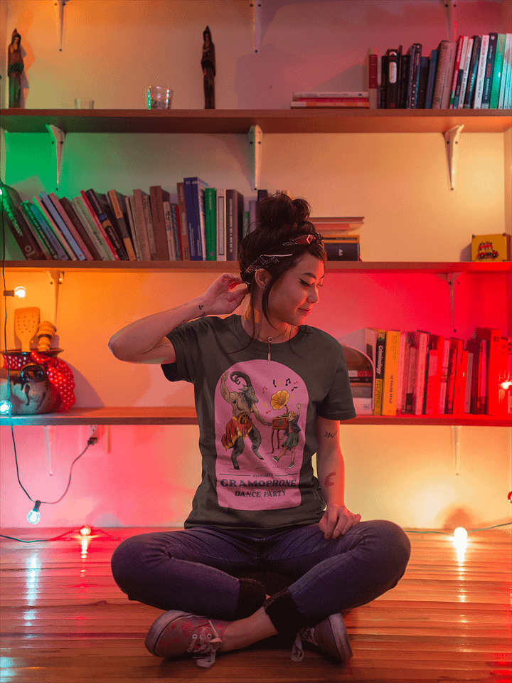 Baphomet's Gramophone Party - Women's T-Shirt product image (1)