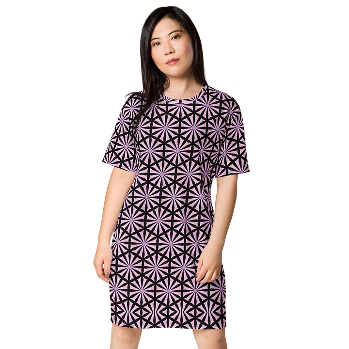 Abstract Shapes and Angles T Shirt Dress product image (1)