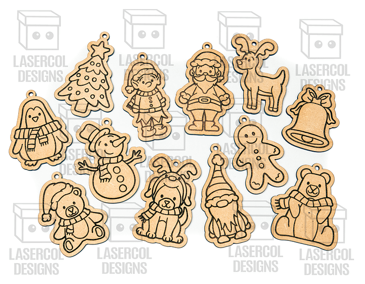 Christmas Ornaments - Laser Cut Files product image (2)
