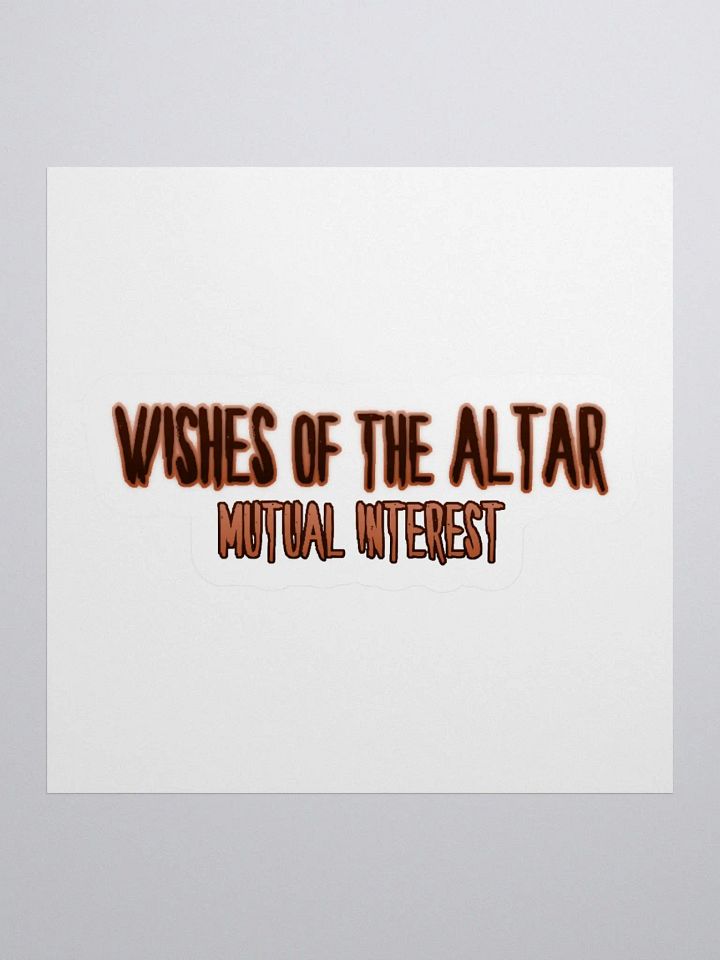 Wishes of the Altar - Mutual Interest product image (1)