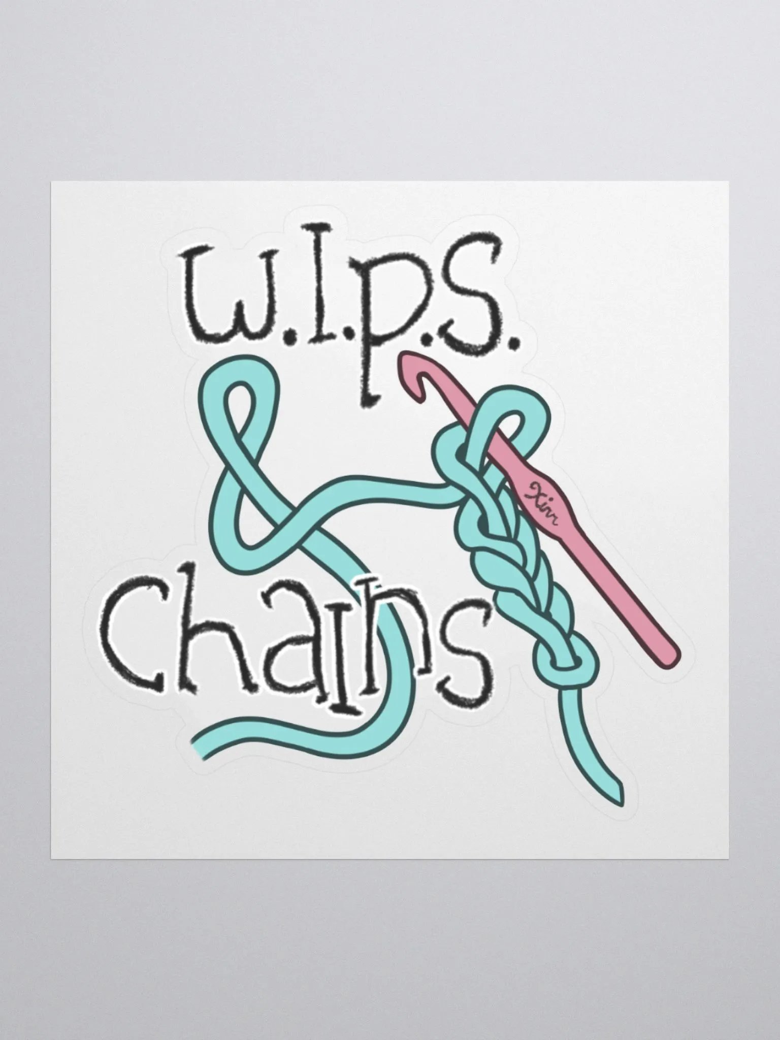 W.I.P.S & Chains Sticker product image (1)