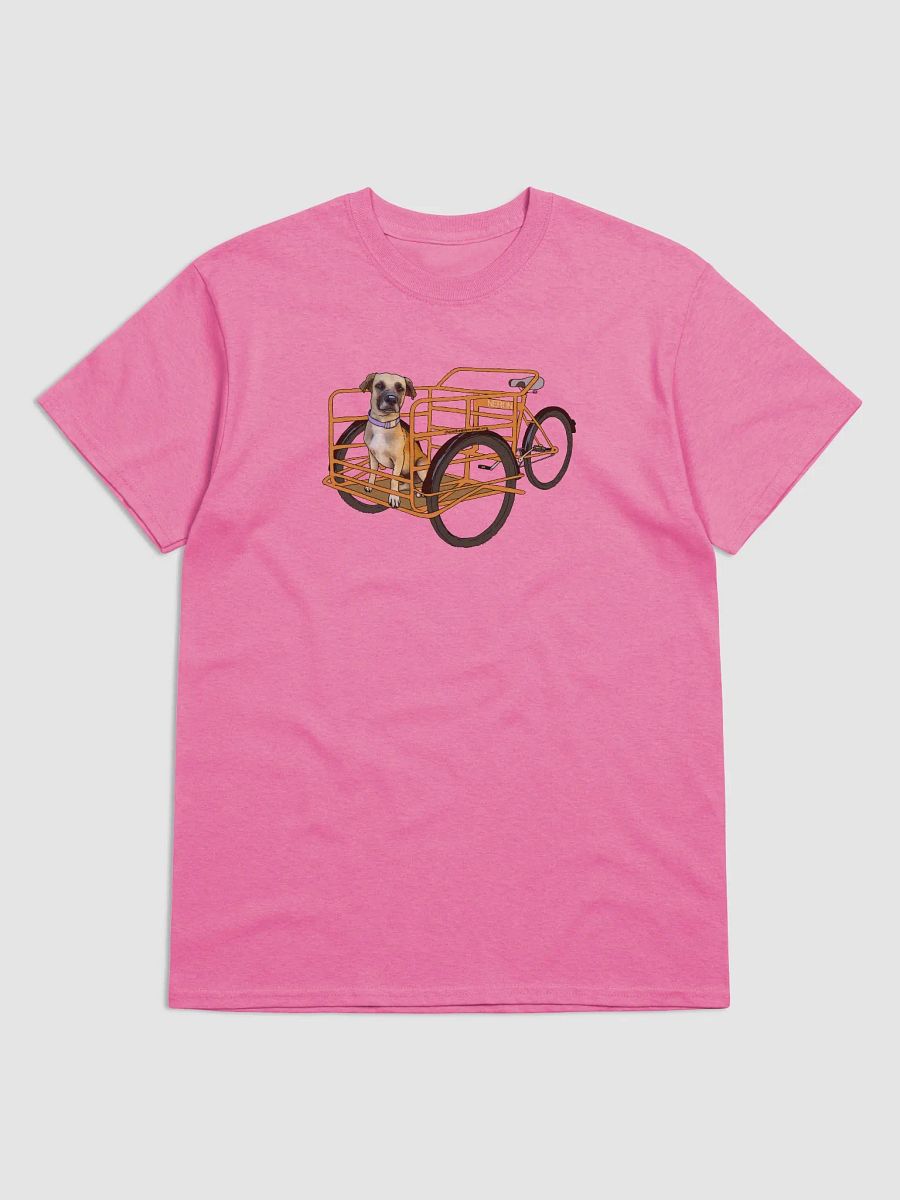 Neron on a cargo tricycle, Gildan 5000 Heavyweight T-Shirt product image (1)