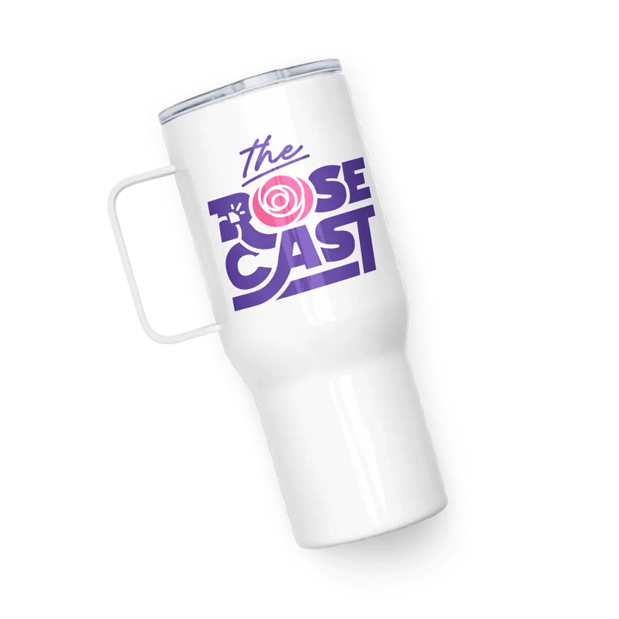 Rosecast Logo Travel Mug w/ Handle product image (5)