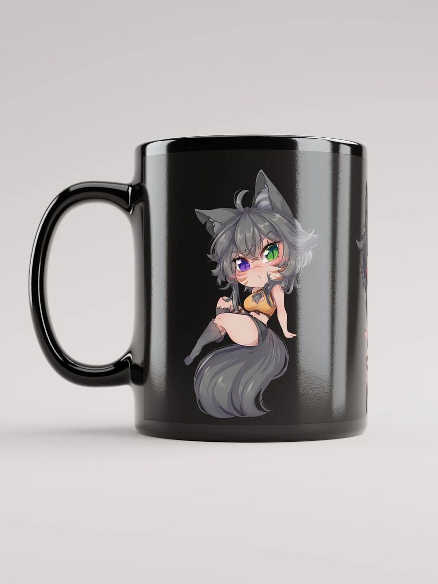 WolfcatRisi Chibi Glossy Mug (Black) product image (11)