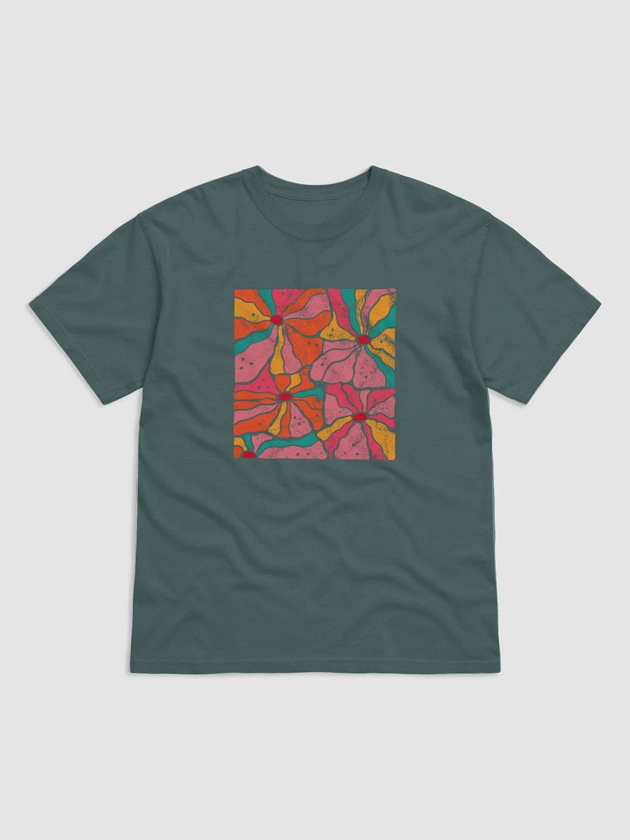 Boho Flowers and Retro Disco Flowers | Boho Aesthetic, Hippie, and Psychedelic T-Shirt Design product image (4)
