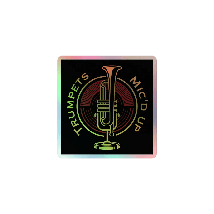 TMU Logo Holographic sticker product image (1)