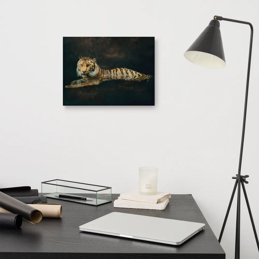 Tiger In Water Canvas product image (11)