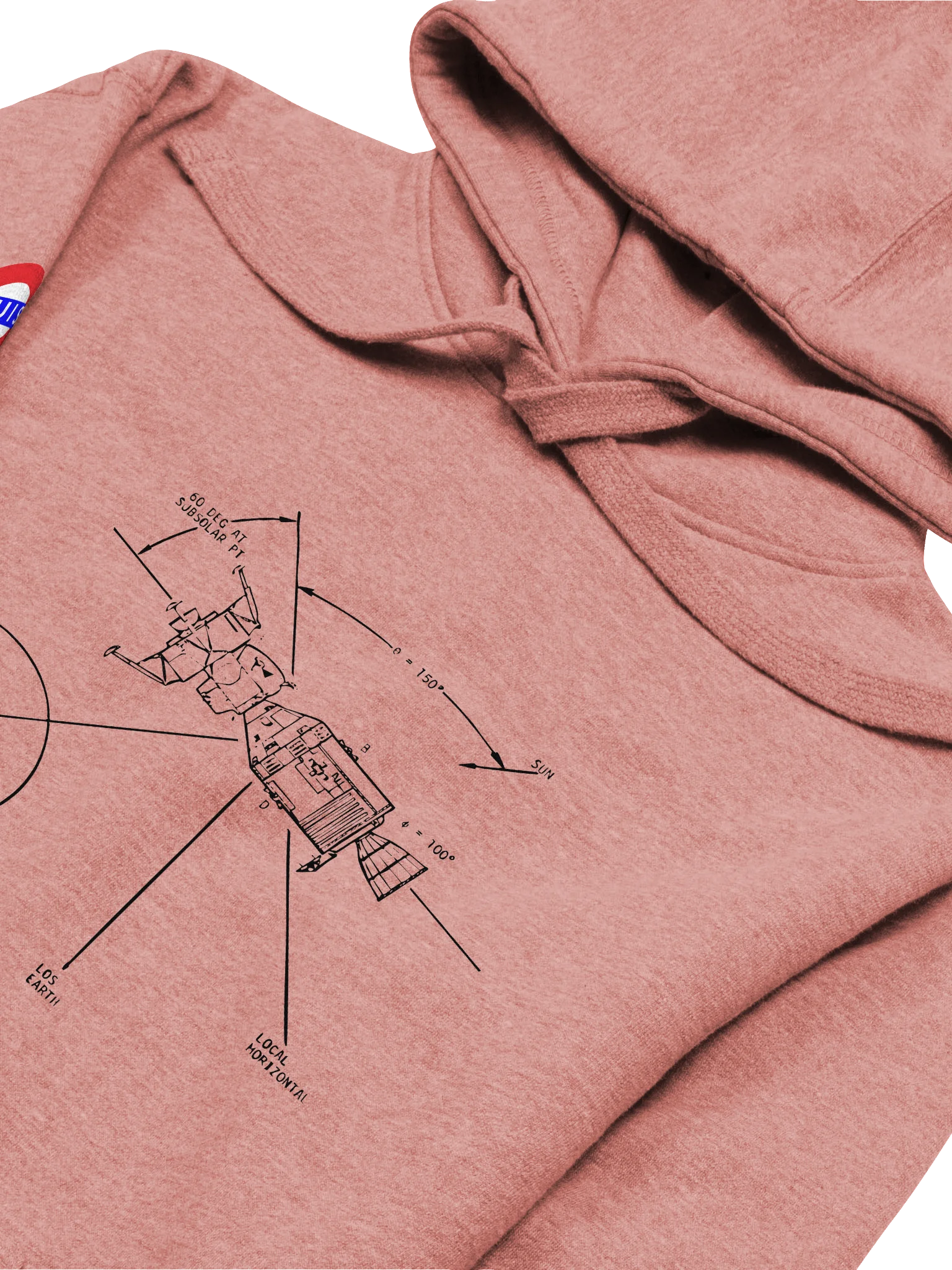 Apollo Lunar Hoodie - Phase II Black product image (2)