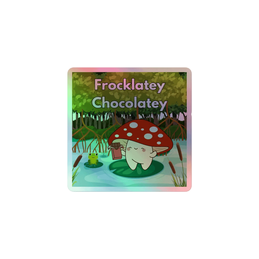Frocklatey Chocolatey - Holo Sticker product image (1)