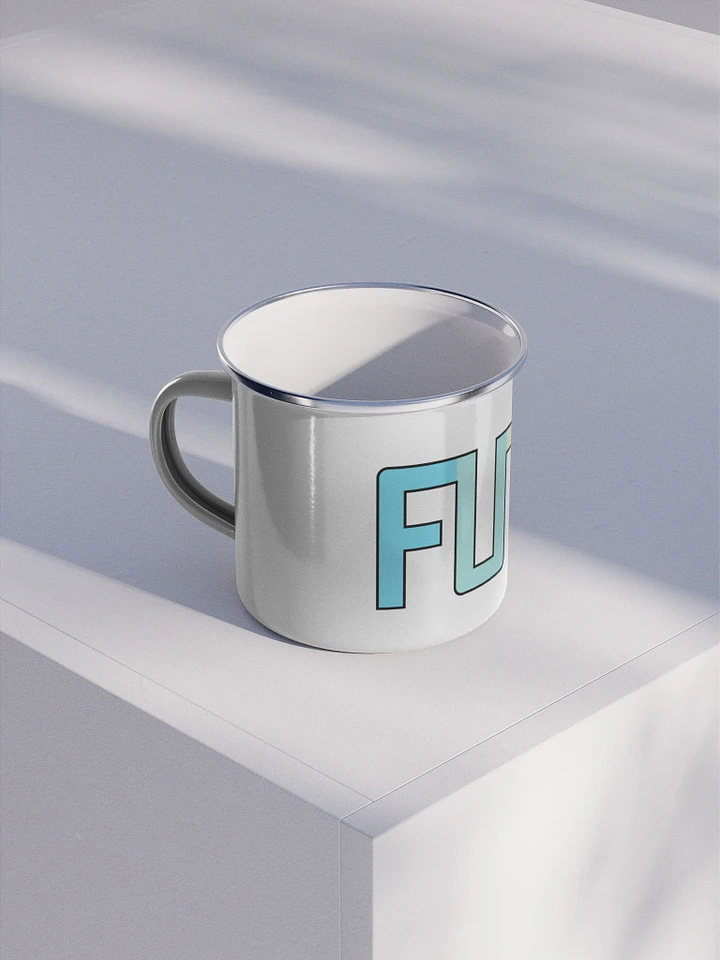 Blue FUTR Logo Enamel Mug product image (1)