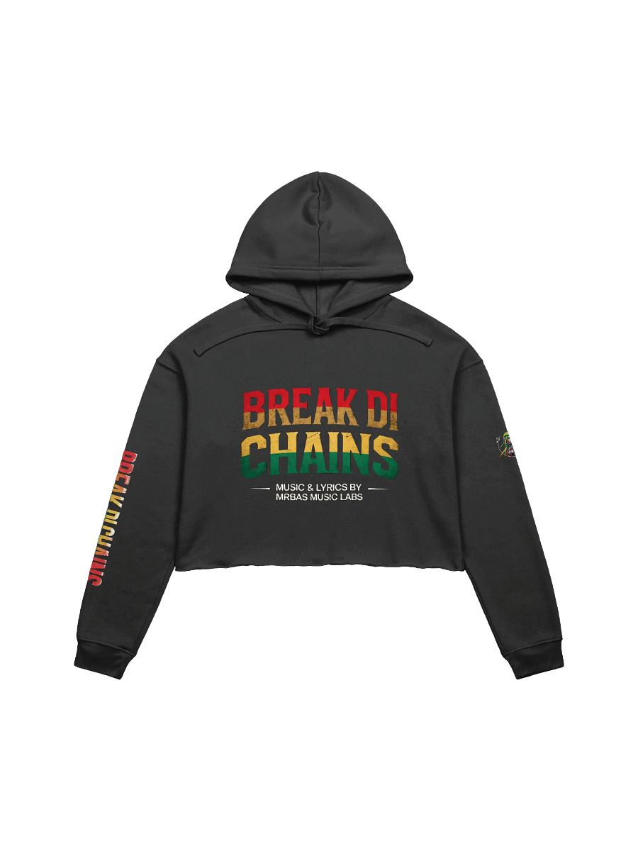 🔥 Break Di Chains – Fleece Crop Hoodie product image (1)