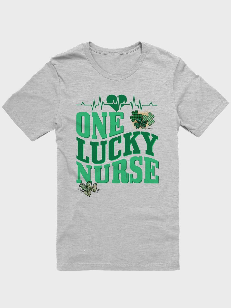One Lucky Nurse RN Happy St. Patrick's Day St Paddy Shamrock T-Shirt product image (3)