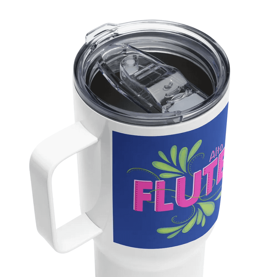 Flute Flourish Travel Mug with Handle - Alto product image (9)