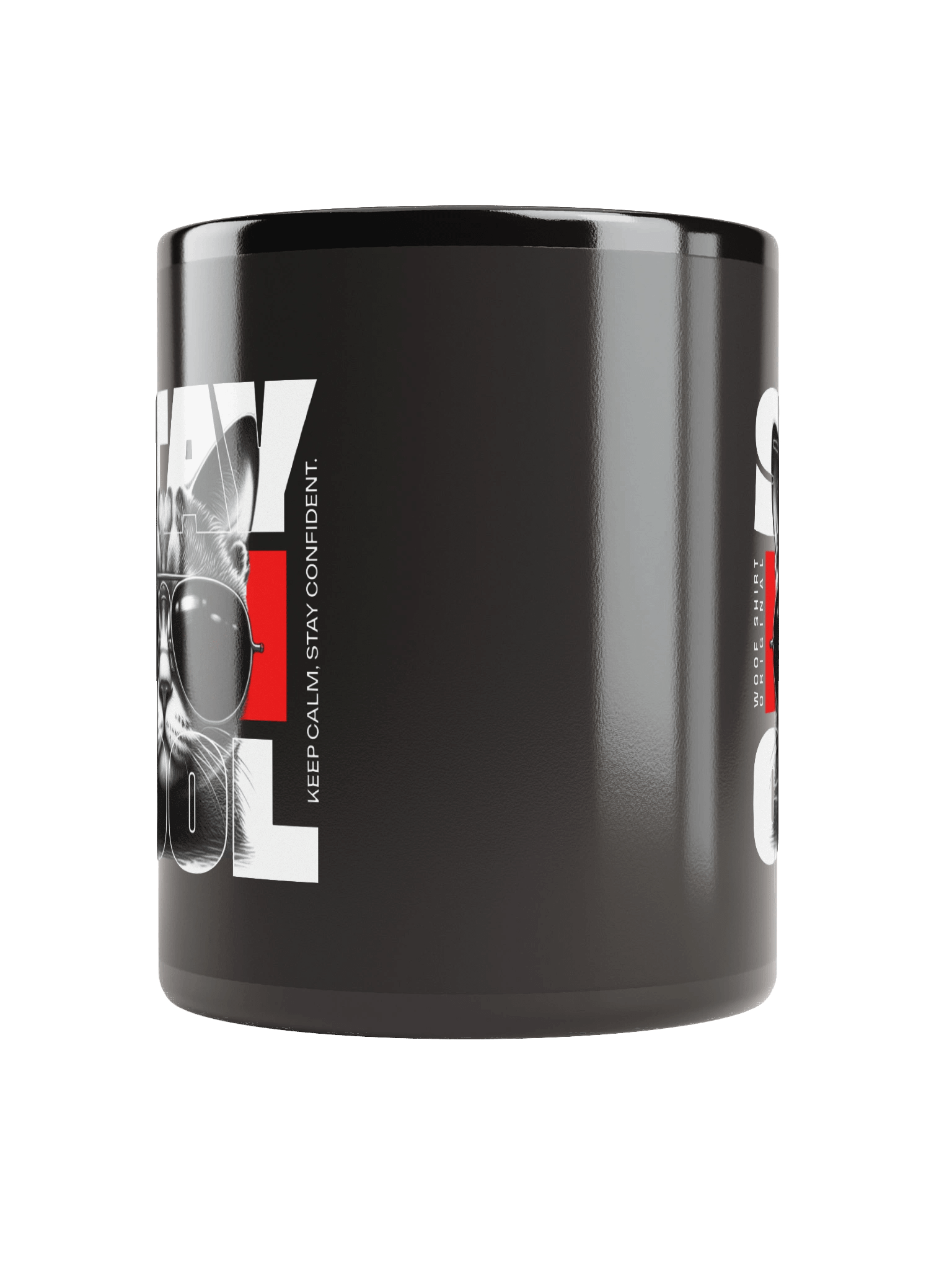 Stay Cool | Black Glossy Mug product image (5)