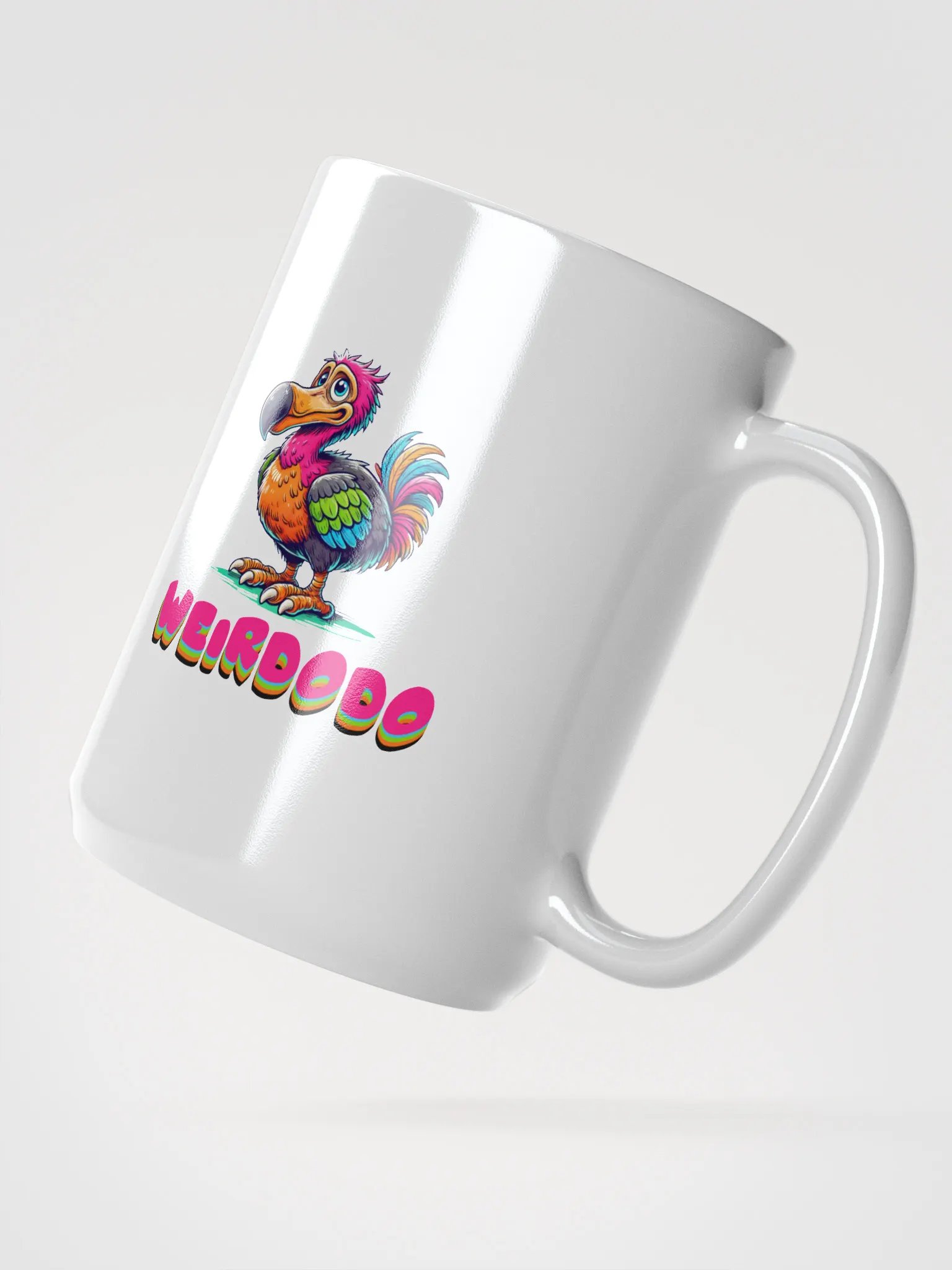 WEIRDODO Weiße Glossy Tasse product image (2)