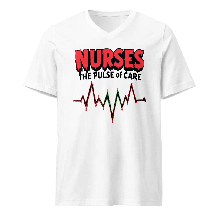 Pulse of Care Nurses V-Neck Tee product image (1)