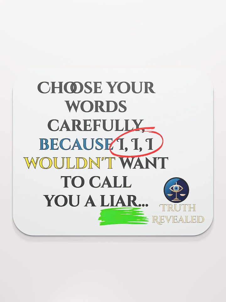 Truth Revealed Mouse Pad product image (2)