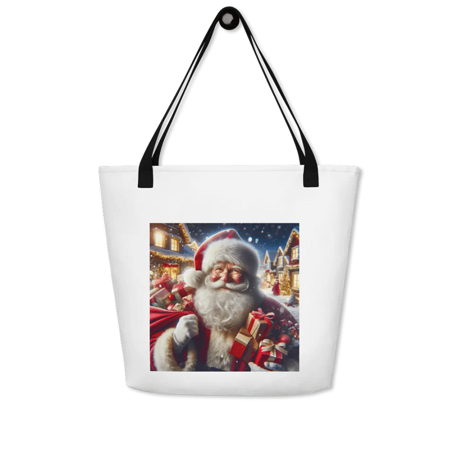 Love Joy Santa With Gifts Tote Bag product image (4)
