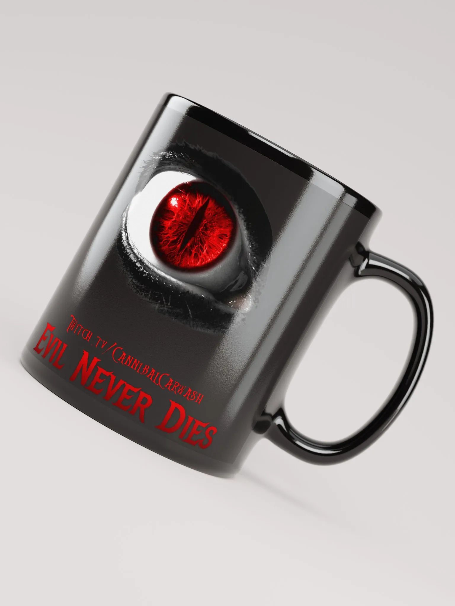 Evil Never Dies Logo Coffee Mug (Front) product image (4)