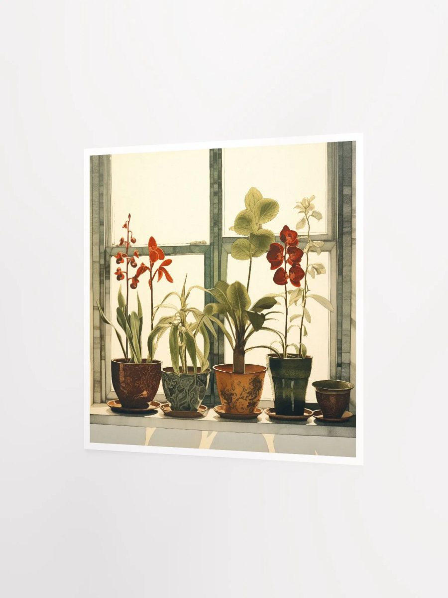 Art2401-12 Potted Plants Still Life - Art Print product image (6)