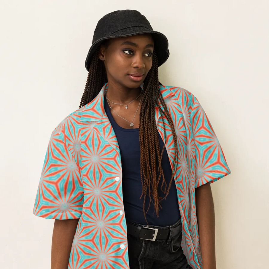 Tropical Sunset Paradise Hawaiian Shirt product image (6)