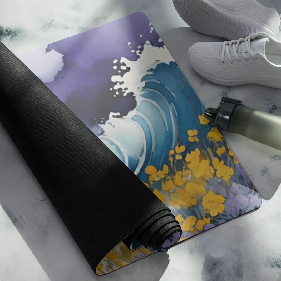 Floral Seas Yoga Mat product image (4)