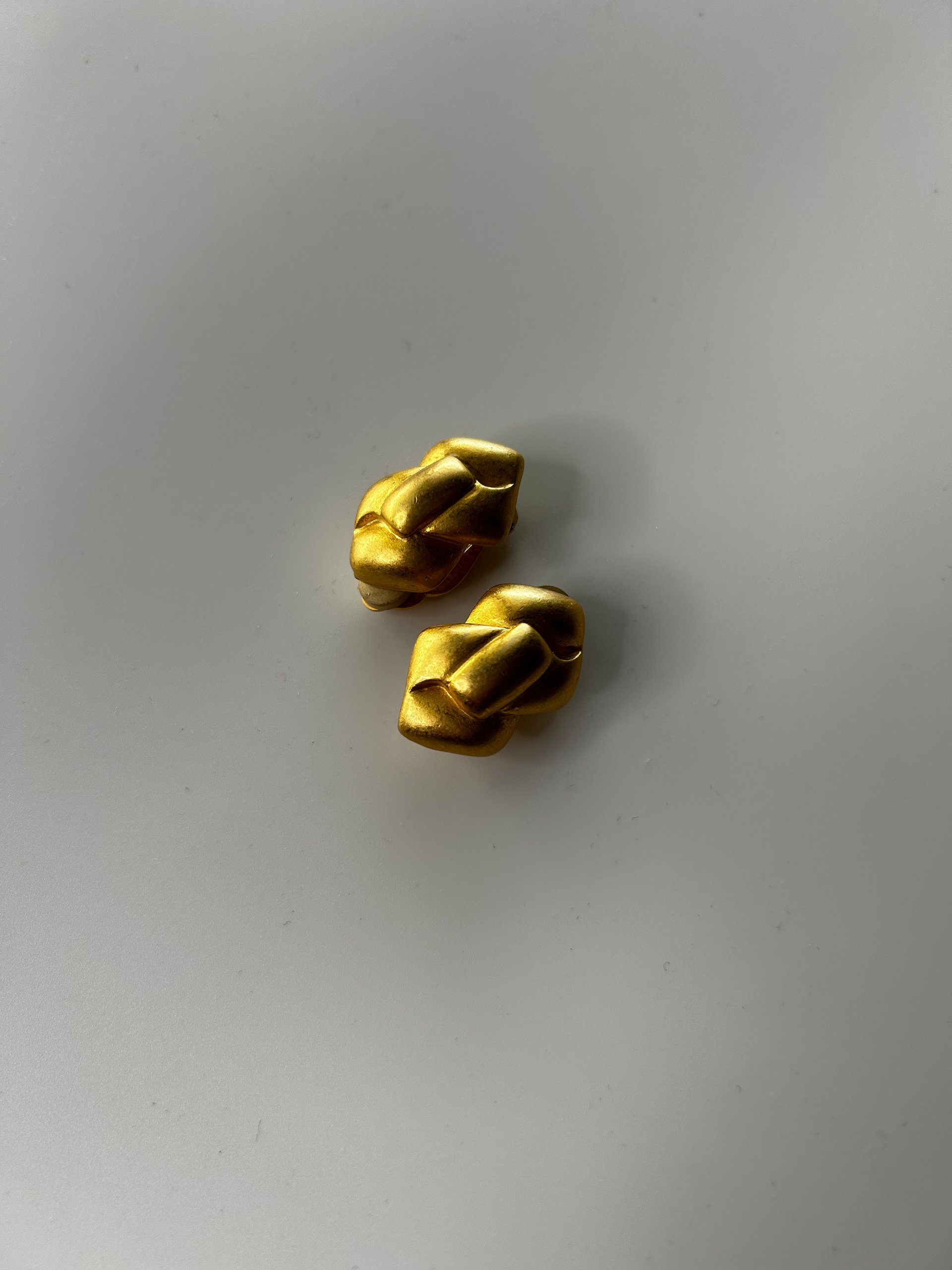 Vintage Givenchy Gold Tone Clip On Earrings product image (2)