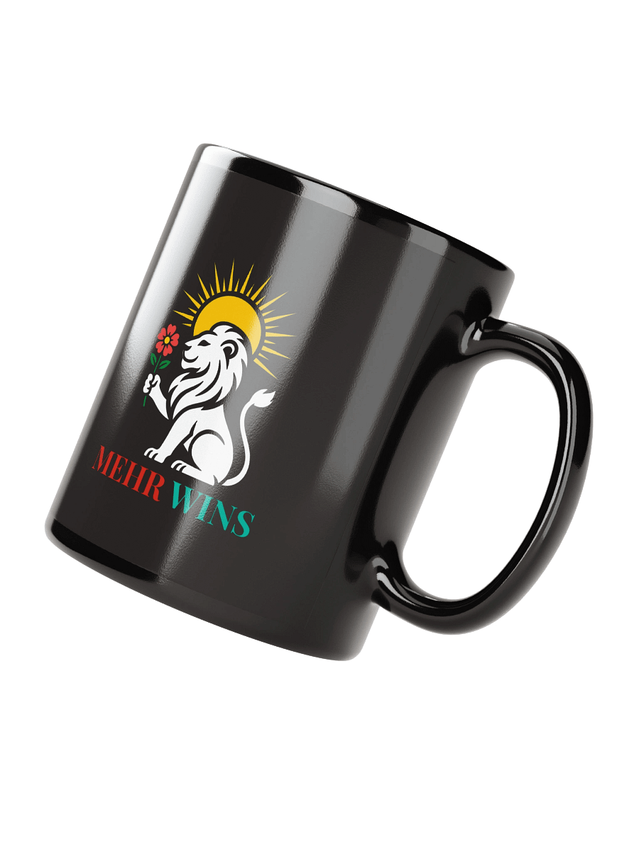 Mehr Wins - Black Mug (Style 2) product image (2)