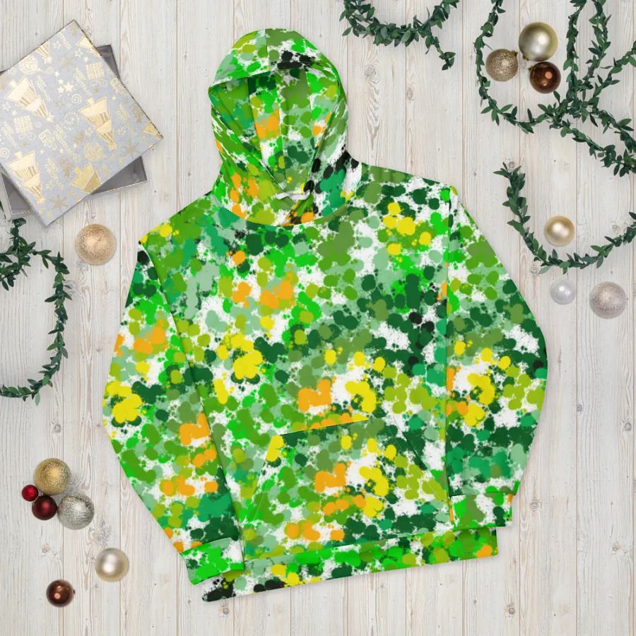 Green Splotches Hoodie product image (11)