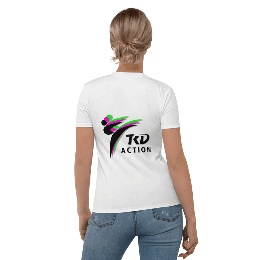TKD Action Print Women's Crew Neck T-Shirt product image (1)