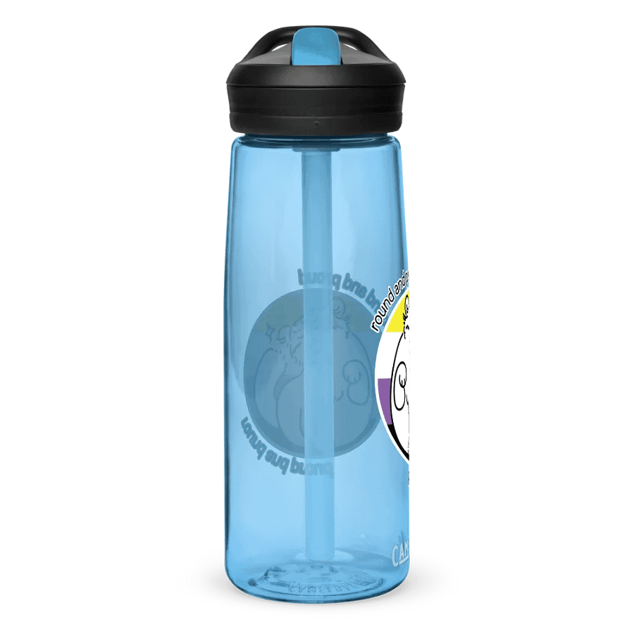 Round and Proud Manul Pride Nonbinary Version - CamelBak Bottle product image (17)