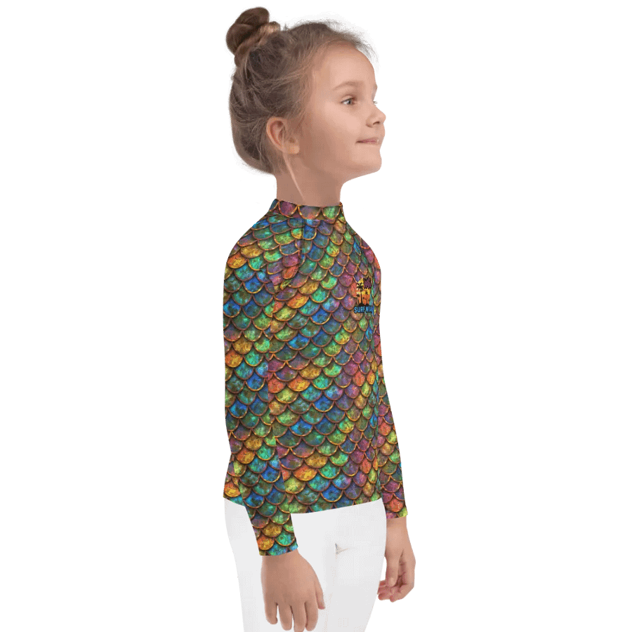 Wild Dragon Scale Kids Rash Guard #1 product image (6)