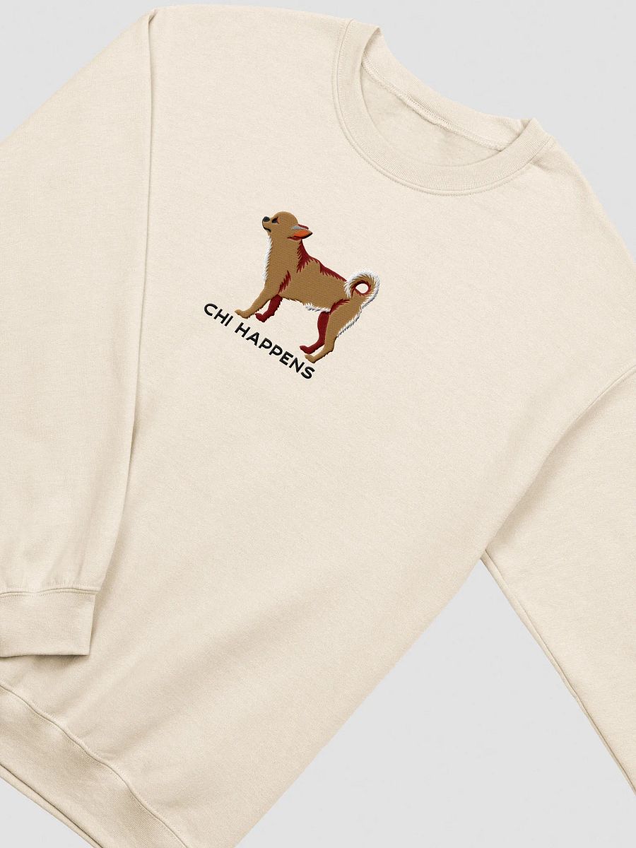 Chi Happens Sweatshirt (Embroidered) of a Chihuahua product image (15)