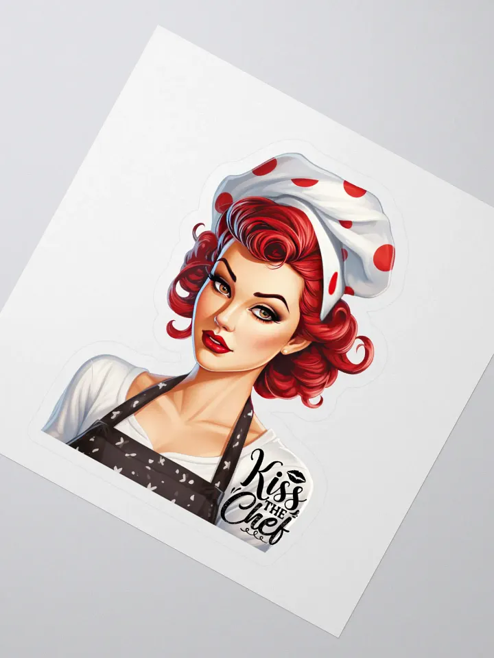 Vintage Chef Kiss Cut Stickers product image (2)