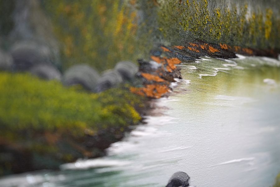 The Autumn River (Original) 16x20 Canvas product image (4)