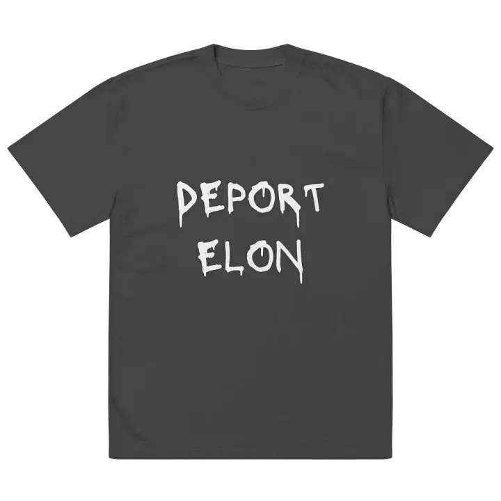 DEPORT ELON Oversized Faded T-Shirt product image (2)