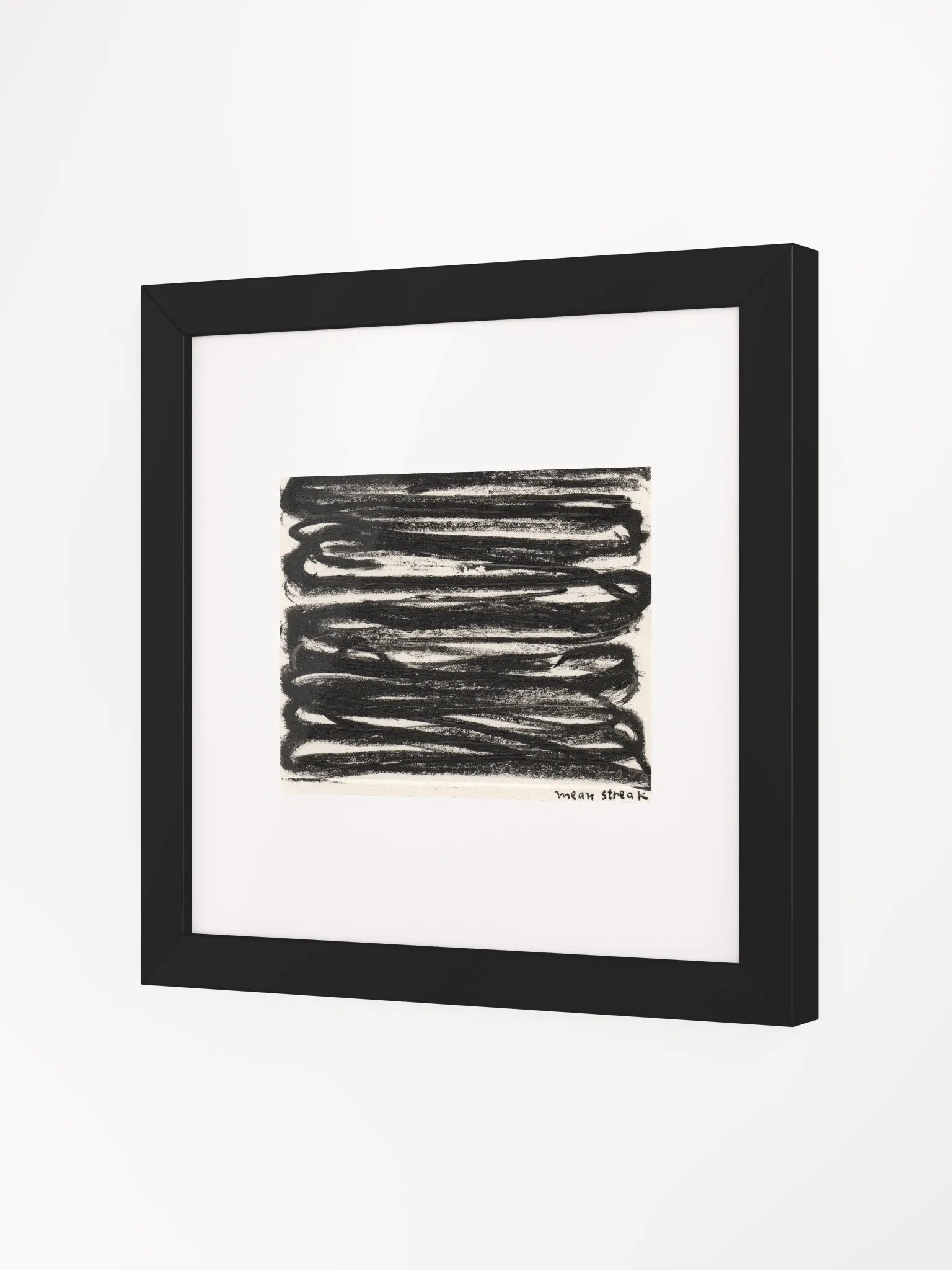 mean streak Panel Card Print Framed product image (3)