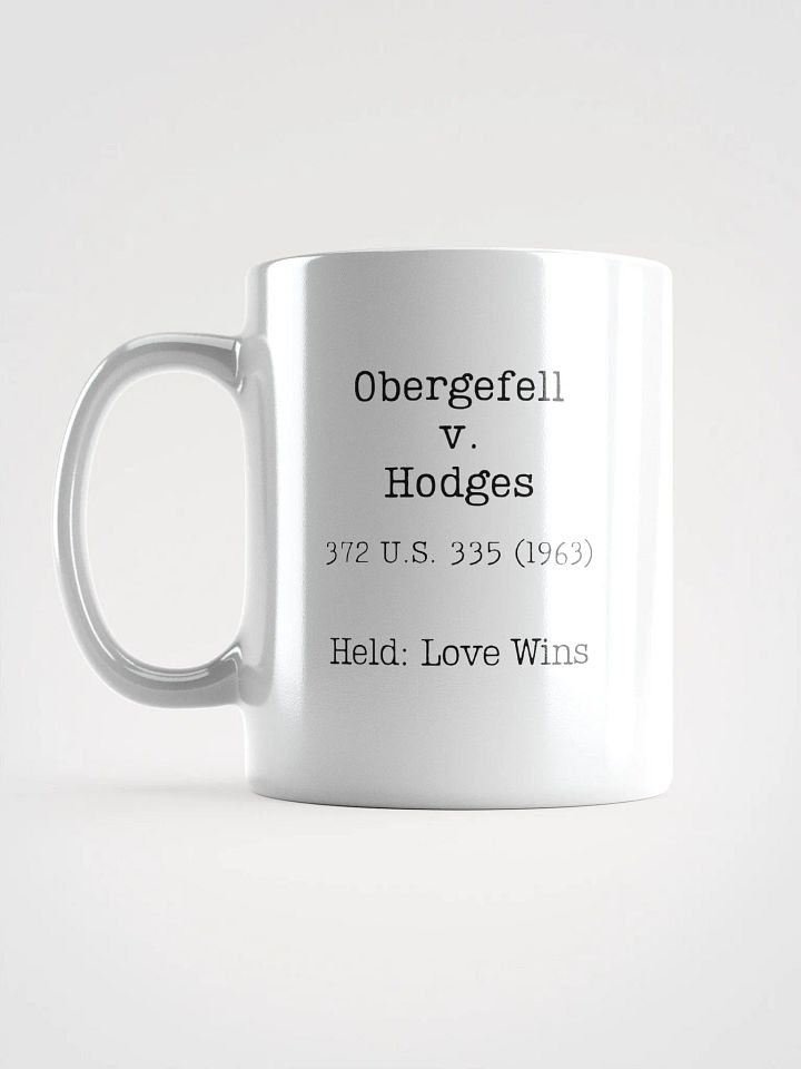 Obergefell v. Hodges "Love Wins" Mug product image (1)